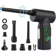 Compressed Air Duster Air Blower & Vacuum Cleaner Cordless 3 Speed Air Blower