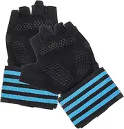 [Baluue] Half Finger Slip Sports Gloves for Outdoor Activities Durable Cycling Gloves for Riding Weightlifting Yoga Comfortable Shockproof Design for Men Women