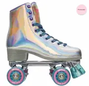 Impala Holographic Quad Roller Skates Women’s Size 9 Vegan Holo Fast Free Ship