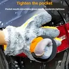 2Pcs Wear-resistant Double-sided Five Finger Gloves Car Cleaning Tool