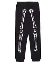[Stella McCartney Kids] Stella McCartney Kids Printed cotton sweatpants Y 6 black