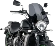 PUIG HI-TECH PARTS New Generation Windscreen - 18-1/2" - Dark Smoke - Vulcan