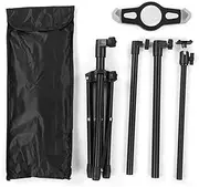 Portable Adjustable Tripod Floor Stand Tablet Bracket Floor Tablet Holder Mount Phone and Tablets Holder Tripod Mount Stand Bracket for IPad Live Broadcast