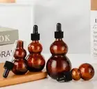 10ml-100ml Gourd-shaped Glass Dropper Bottles Pipette for Perfume Essential Oil