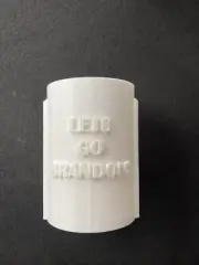 Let’s Go Brandon koozie/cup