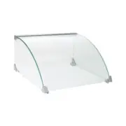 Winco EHDG11SG 19 7/8 in x 17 3/8 in Glass Sneeze Guard