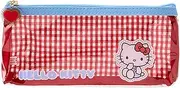 Sanrio 642363 Hello Kitty Clear Pencil Case, PVC, Laminated Cotton, Recommended Ages 3 and Up