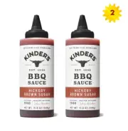 Kinders Seasoning Hickory Brown Sugar | Non-GMO, No Added MSG 15.8 Oz x 2 Pack