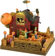 Lemax Spooky Town Halloween Village A Maze Ing Pumpkin Patch with Skulls 45219