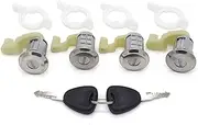 4PCS Door Lock with 2 Same Keys, for Renault, CLIO II 1998-2005 7701472806