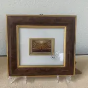 Framed Lamina Argento 925 Teatro Alla Scala Miniature Art Print Made In Italy