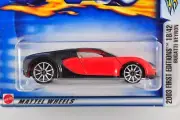 Hot Wheels 2003 #30 First Editions Bugatti Veyron Red and Black 18/42 NEW #Z328