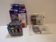 Brother Genuine Printer~Color Ink Jet~MFC497DW~Cartridges LC 3013C & LC3013M~New