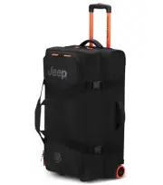 Jeep 82 cm 2-Wheel Rolling Duffle Bag - Black (JS005A)