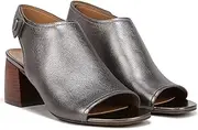 [Vionic] Women's Valencia Ankle Bootie - Comfortable, Stylish Booties With VIO MOTION Technology Orthotic Insole, Arch Support, Helps Heel Pain, Plantar Fasciitis, Silver, Size 8