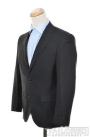 NWT - TED BAKER London Solid Black 100% Wool Blazer Sport Coat Jacket - 38 S
