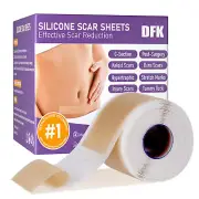 Hojas de silicona para cicatrices, cinta de silicona para cicatrices (rollo de 1