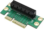 OTOTEC 1PC PCI-E 4X Riser Adapter Compatible with 1U/2U Server Computer Supports PCI Express Cards 60.2x29.2mm for Compact Chassis Small Chassis Graphics Card Modification Chassis Upgrade