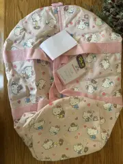 Pottery barn kids hello Kitty glow-in-the-dark hearts McKenzie large duffle Bag