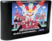 Royal Retro Captain Planet and the Planeteers - EUR Label Flashkit MD PCB Card for Sega Genesis Megadrive Video Game Console (PAL-E)