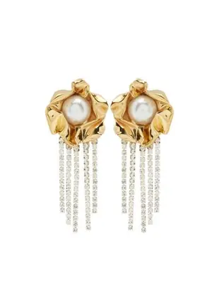 Titania pearl drop earrings
