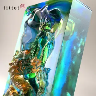 【tittot 琉園丨龍騰摘星】 琉璃 藝術品 收藏 擺飾