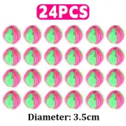 24/6Pcs Magic Laundry Balls Washing Machine Floating Fur Stain Removal Filter Ha