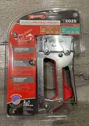 Arrow T2025 Dual-Purpose Staple Gun & Wire Tacker Uses T20 & T25 - New