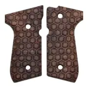 Salvatore Walnut Beretta Compact 92 Grips Wood Handle