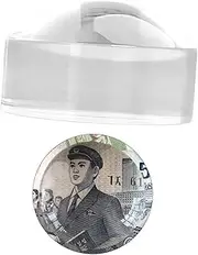 FOMIYES Acrylic Optical Magnifying Glass Dome High Resolution Paperweight Magnifier for Reading Maps and Notes for Home and Office Use Durable and Design