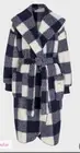 Peter Alexander Ladies Buffalo Check Dressing Gown M/L Navy