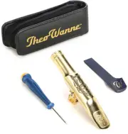 Theo Wanne Brahma Baritone Saxophone Mouthpiece - Gold-plated, 7*