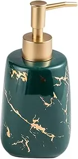 LIFKICH Lotion Bottle Soap Dispenser Ceramic Shower-Gel Bottle Elegant Decor for Bathroom Kitchen Long-Lasting Brightness