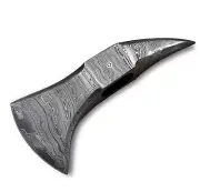 Custom Hand Forged Damascus Steel Tomahawk - Hatche Viking Axe Head (AX254-A)