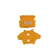 Clothes For 17cm Labubu Clothing Pendant Labubu Clothing Replacement Set (Yellow)