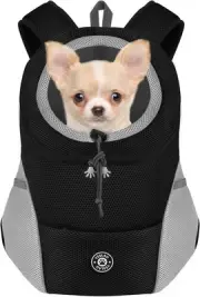 Dog Backpack Carrier Pet Carrier for Small Medium Dogs Travel Bag Front Pack