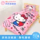 【享夢城堡】單人床包雙人涼被三件組(HELLO KITTY 閃亮俱樂部-粉)