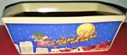 Nantucket Ceramic Santa and the Reindeer Mini Loaf Bread Baking Pan - 6" x 3.25"