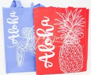 Target Store Hawaii Exclusive Tote Grocery Reusable Bag Red Blue Aloha New