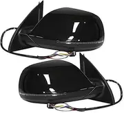 Vehicle Wing Mirror For A&udi For A3 2014 2015 2016 2017 2018-2021 Assembly 8 Wires /17 Lines Electrical Folding Car Rearview Side Mirror Cover Mirrors(17 Wires R)