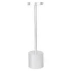 H (Silver) Rechargeable Usb Rechargeable Wireless Desk Lamp