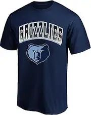 Outerstuff NBA Youth 8-20 Team Color Faded Arch Primary Logo Wordmark Short Sleeve T-Shirt