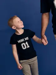 Lowes Kids Short Sleeve Slogan Tee Mini Me 01