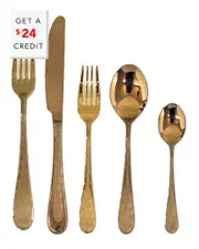 Mepra 5pc Flatware Set with $24 Credit