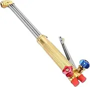 Heavy Duty Cutting Torch, Stainless Steel Oxygen Acetylene Welding Torch Flame Torch Handle & Cutting Attachment with Tip