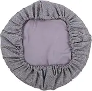 POPETPOP Foldable Camping Stool Seat Pad Portable Outdoor Cushion for Travel Collapsible Design Space Saving Comfort Oxford Grey Style Easy to Use
