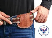 LEATHER SHEATH FOR FIX BLADE KNIFE - ZS 06