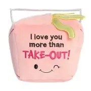Aurora - JUST SAYIN' - 9" I Love You More Than Takeout Witty Stuffed Animal