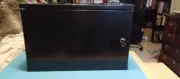 Modern 2U Wall Mount Network Server Cabinet Enclosure Rack Black With Lock Door