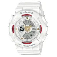 在飛比找蝦皮購物優惠-現貨｜CASIO 卡西歐BABY G 雙顯女錶 橡膠錶帶 白